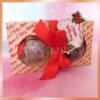 Caixa para 2 esferas / bolinhas de natal de 6,5 cm - Image 2