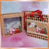 Caixa quadrada com sacola 15x15x7,5cm - Natal - Image 3