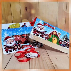 3 modelos caixa para canecas e petiscos – Natal e Natal cristão