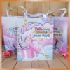 3 modelos de sacolas para agenda, planner e cadernetas com, 3 estampas, 4 frases e 2 larguras