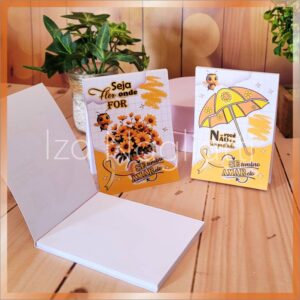 4 modelos de bloquinhos 7×10 cm capa flexivel ou rígida – Setembro amarelo