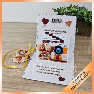 Cartão com fotos para dia dos namorados