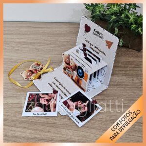 Cartão com fotos para dia dos namorados