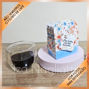 Sachê de café com suporte – dia dos avós