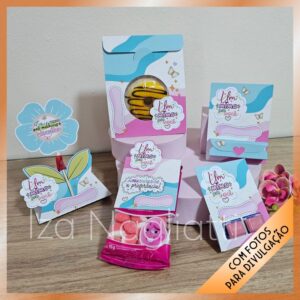 Kit 8 mimos + lapelas