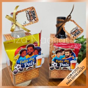 4 modelos de lapelas para garrafas – dia dos pais