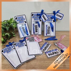 Chaveiro tag de placa – Dia dos pais