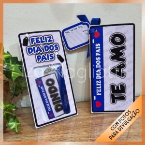 Chaveiro tag de placa – Dia dos pais