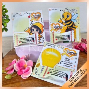 Trio mágico de cards de balinha com mensagem – Setembro amarelo