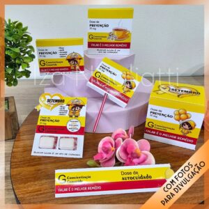 Kit 6 mimos caixinhas de remédio – Setembro amarelo