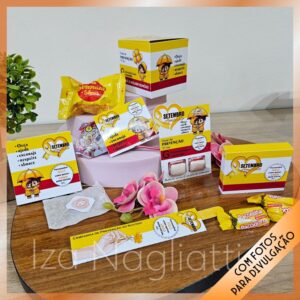 Kit 6 mimos caixinhas de remédio – Setembro amarelo