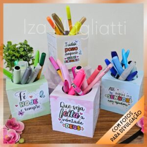 4 Porta canetas religioso – Calendário 2026