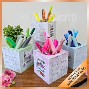 4 Porta canetas religioso – Calendário 2026