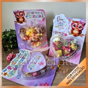 Trio de cards de coração – Dia dos professores