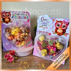 Trio de cards de coração – Dia dos professores