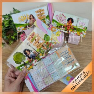 Calendário de mesa médio 4 modelos – Meninas 2026