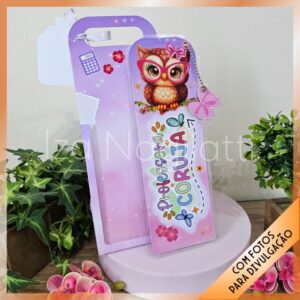 Porta kit kat com marca páginas e calendário 2026