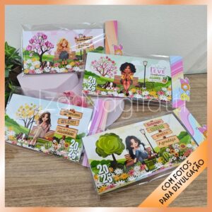 Calendário de mesa médio 4 modelos – Meninas 2026