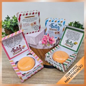 4 Caixinhas para sabonete, todo dia natura – Natal