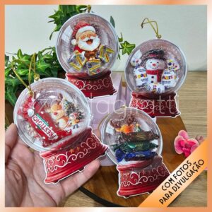 4 Enfeites de arvore e marmitinhas – Natal