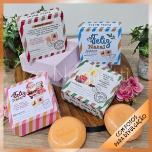 4 Caixinhas para sabonete, todo dia natura – Natal