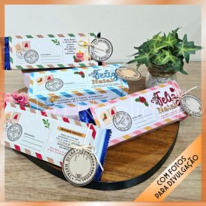 4 Capinhas de caixa de bis – Natal