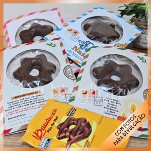 4 Cartões de natal para pão de mel e  biscoito – Natal