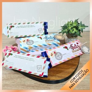 4 Capinhas de caixa de bis – Natal