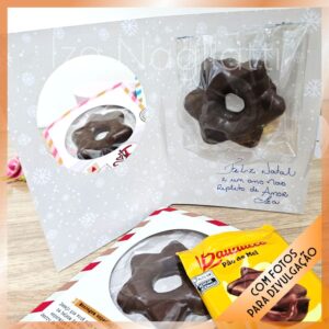 4 Cartões de natal para pão de mel e  biscoito – Natal