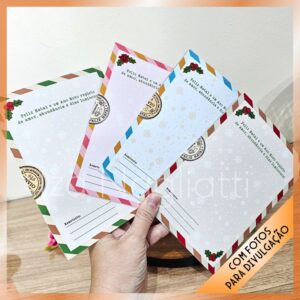 4 Cartões de natal para pão de mel e  biscoito – Natal