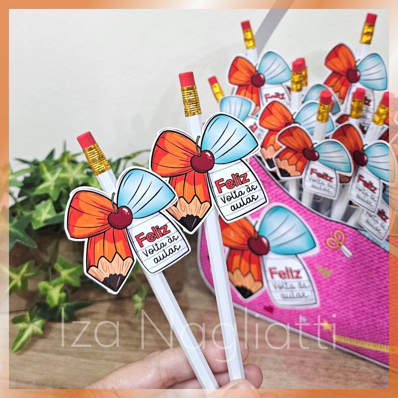 Bolsa porta lápis – Volta as aulas