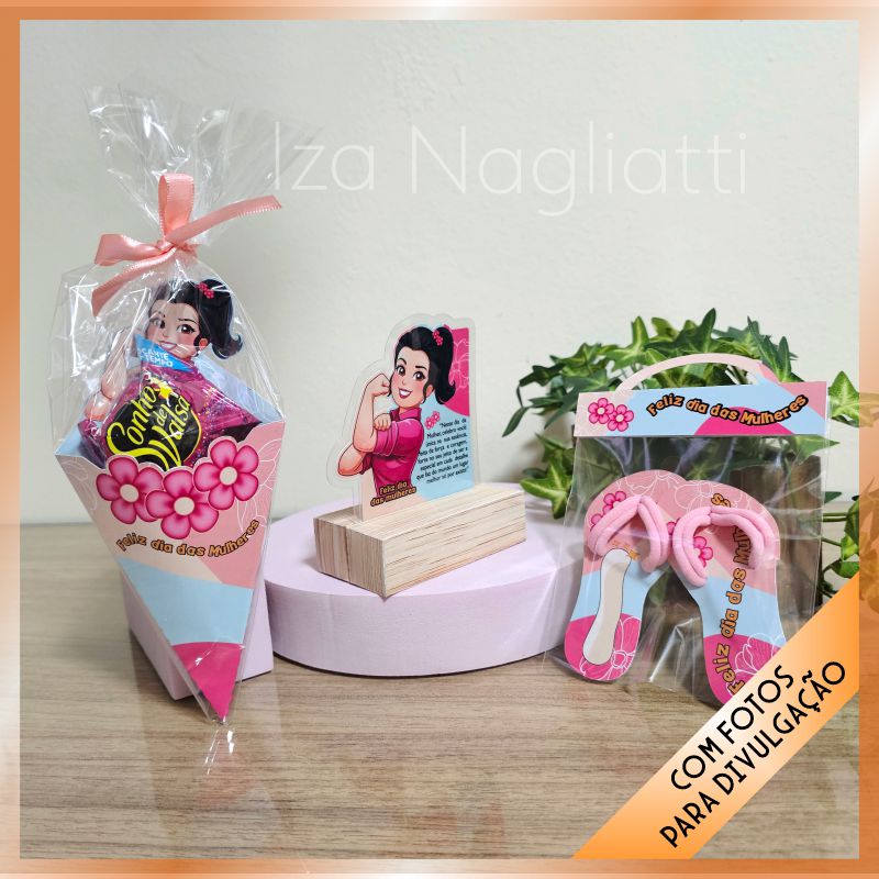Kit 6 mimos dia das mulheres