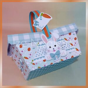 Cesta piquenique de páscoa – menino