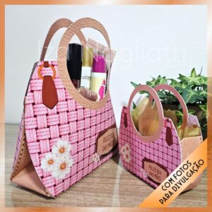 2 Bolsas com alça P e M – Dia das mães