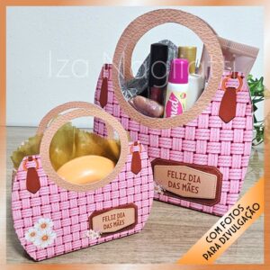 2 Bolsas com alça P e M – Dia das mães