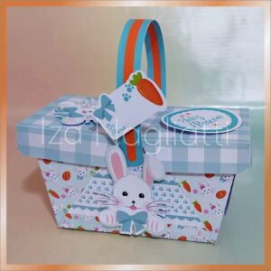 Cesta piquenique de páscoa – menino