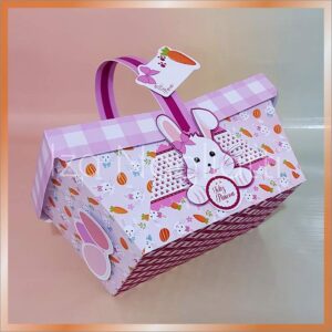 Cesta piquenique de páscoa – menina