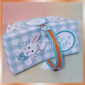 Cesta piquenique de páscoa – menino